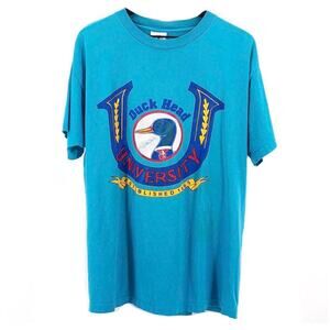 90s Duck Head University graphic tshirt 1990s vintage